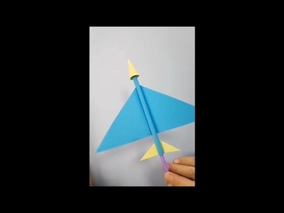 FLYING PAPER Airplane || Simple DIY Craft TOYS For Fun At Home #diy #craft #13 #shorts