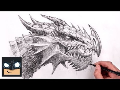How To Draw a Dragon | Sketch Art Lesson (Step by Step)