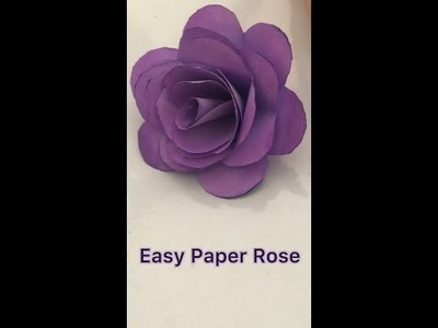 How to Make a Paper Rose short