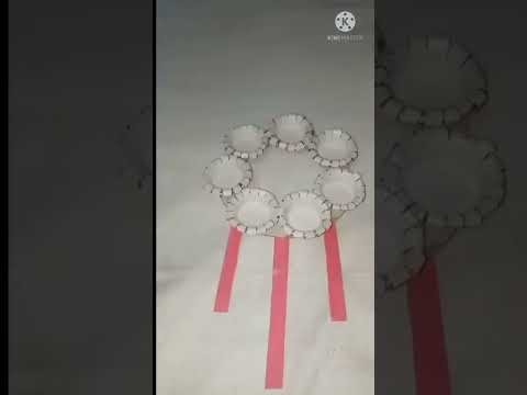 Paper cup Crafts for Home Decoration #youtubeshorts