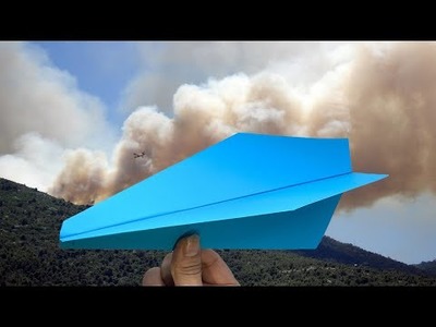 Comment faire un Meilleur avion en papier simple qui vole longtemps et loin - Origami airplane