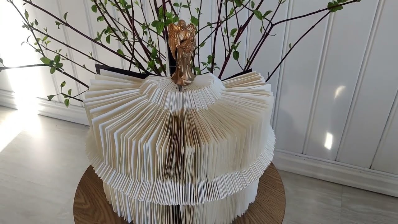 Give New Life To Old Books.folded book pages.Decorations.home.Office ????????