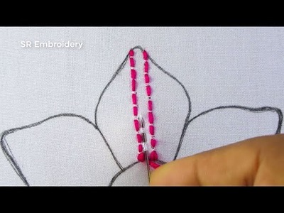 Hand Embroidery Super Gorgeous Traditional Nakshi Kantha Amazing Flower Design Easy Needle Work Tuto