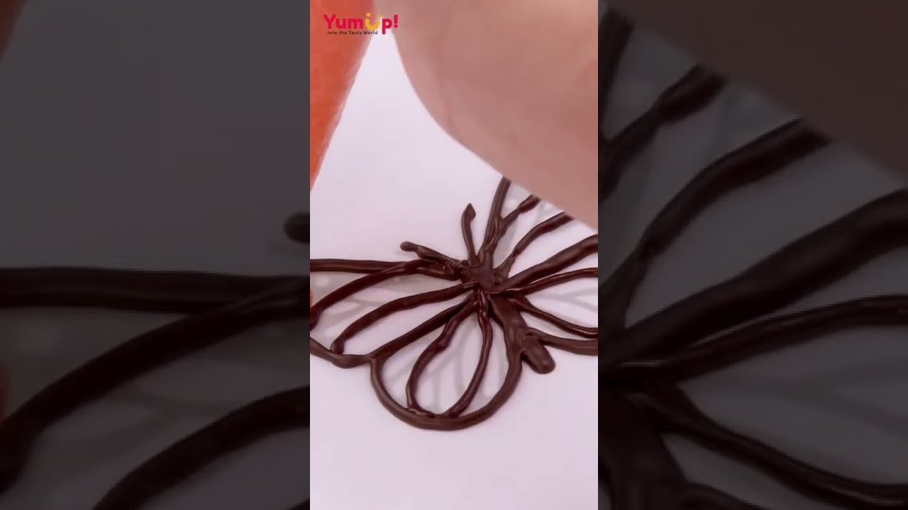 How to Create Butterfly???????????? with Chocolate????????? #shorts #tastemadeworld #cupcake #icing #frosting #food