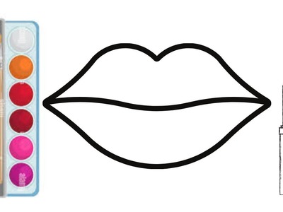 How to draw lips | Easy drawings | #Drawings #drawing