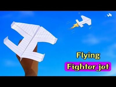 How to make fighter jet, flying notebook paper jet, new notebook fighter plane,