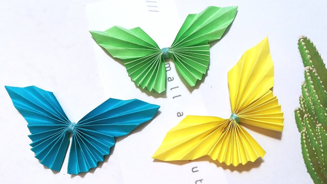 Origami borboleta |  beautiful origami paper butterfly | diy com papel | origami | origami craft