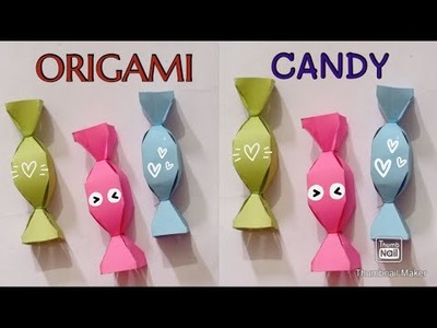 Paper Candy | How to make paper candy | origami mini candy | origami mini crafts | paper toy |