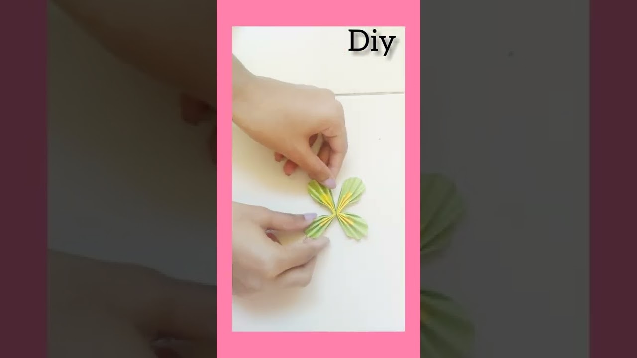 DIY cute and easy butterfly with paper.DIY cute craft idea.Paper crafts to do.#shorts