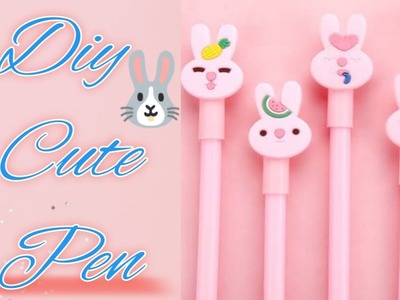 Diy cute pen. cute pen. Diy.whithout color  paper ????