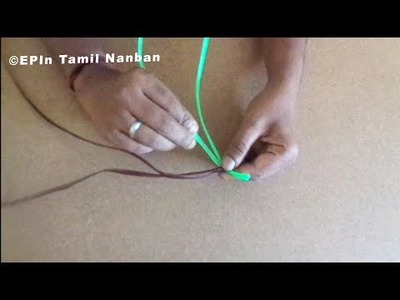 DIY KEYCHAINS, Plastic Wire Keychain tutorial For Beginners in Tamil, EPInTamilnanban