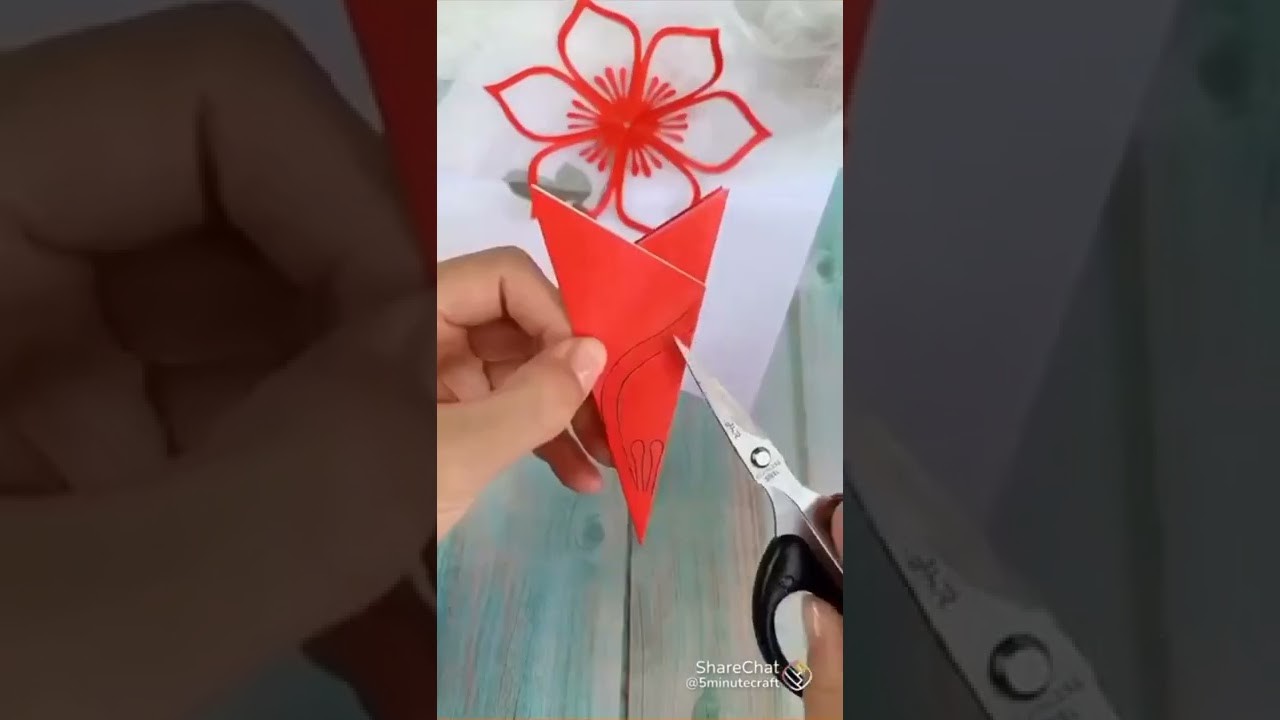 || Dry Paper Flower # Shots #trending # Paper Craft
