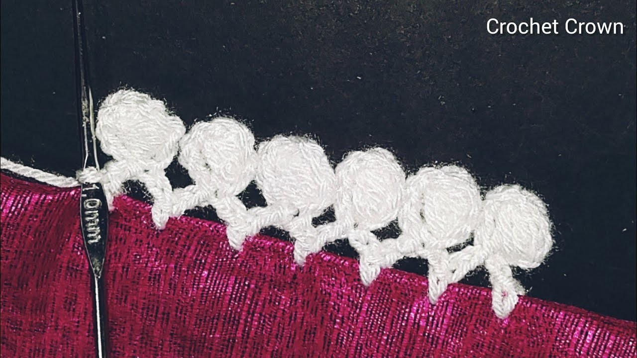 How to make Crochet.Crochet Border design in Malayalam