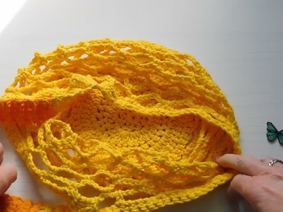 LETS CROCHET  A COTTON STRING (MARKET) BAG    PART ONE