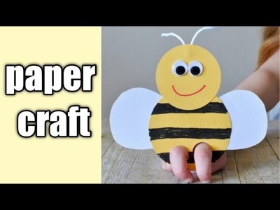 Paper craft. hand made dancing Honey bee???? #shorts