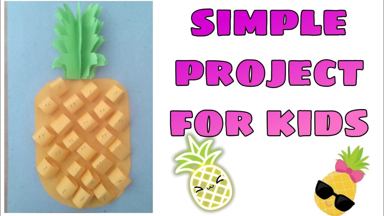 Simple School Project for kids. easy crafts. diy crafts. simple crafts #reuse #diy