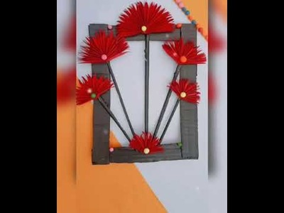 Wall hanging craft. how to make wall hanging craft #diy #hanging #short #supportme #subscribe
