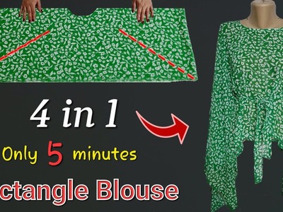 You Don't Have to Be a Tailor ! Sewing Blouses This Way Is Easy And Fast !