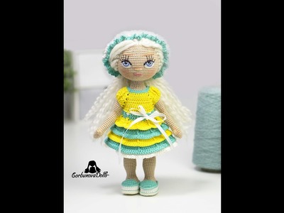 Amigurumi crochet doll pattern Sonya - English PDF