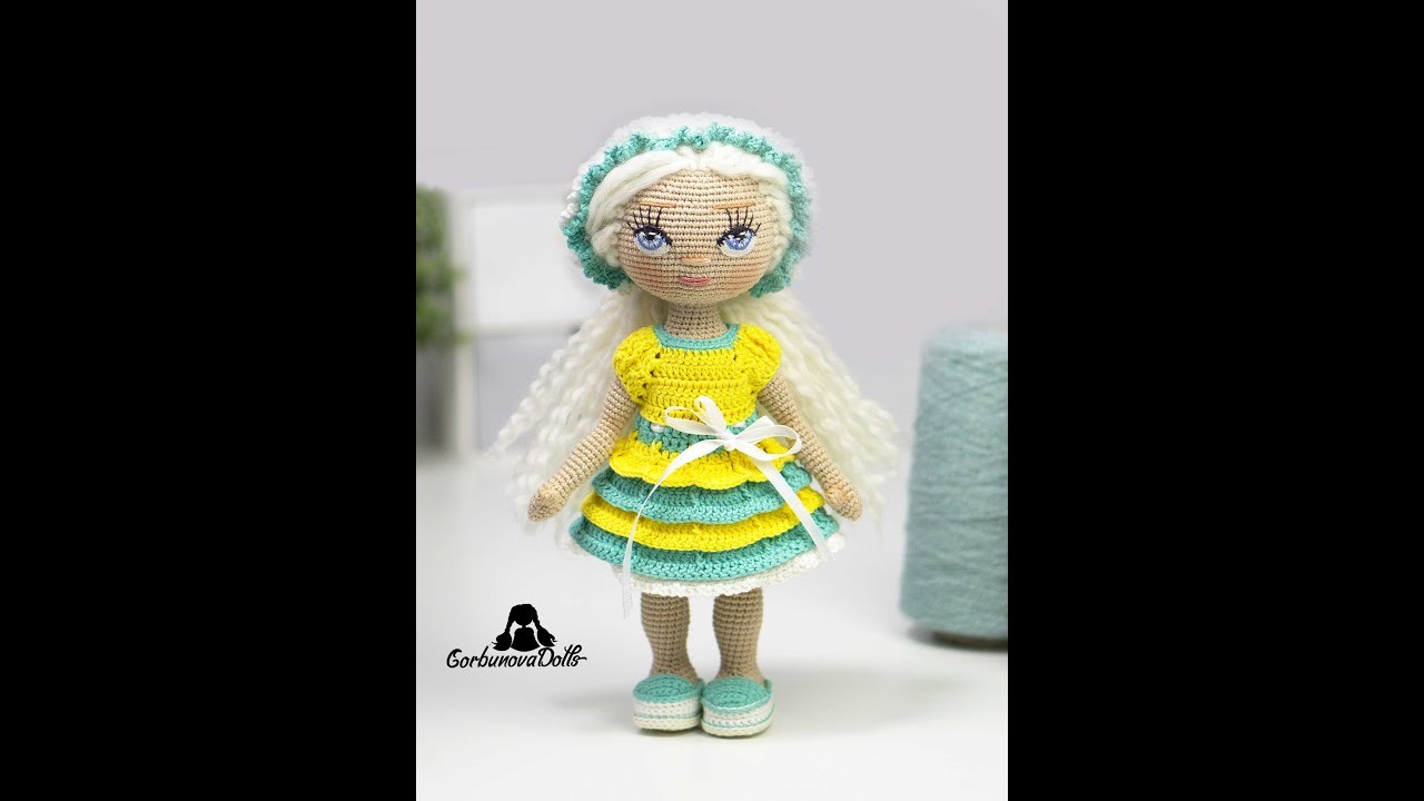 Amigurumi crochet doll pattern Sonya - English PDF