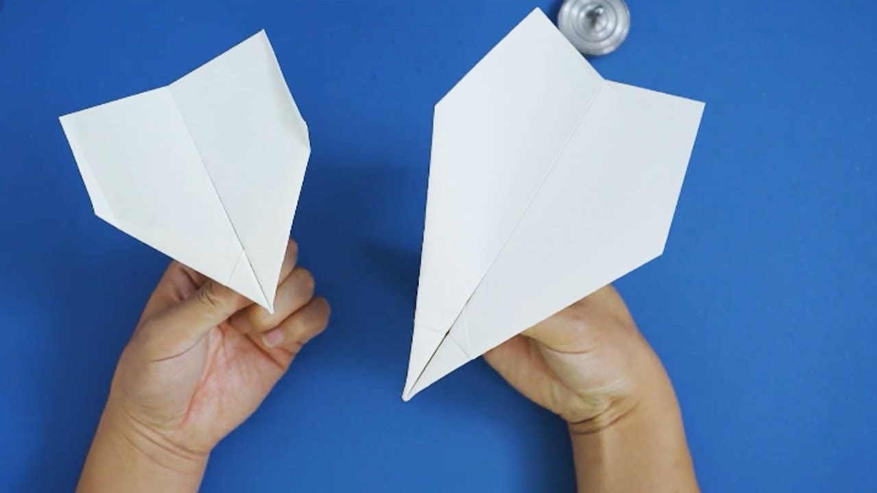 Baked Shark Distance & Suspension Double Form Paper Airplane【123 Paper Airplane】