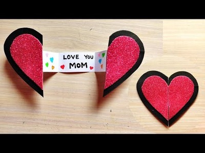 DIY Mother’s Day Gift card making | Easy Mother Day craft idea | Beautiful love Mother’s Day card