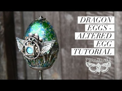 Dragon Egg with Finnabair Metallic Flakes - tutorial
