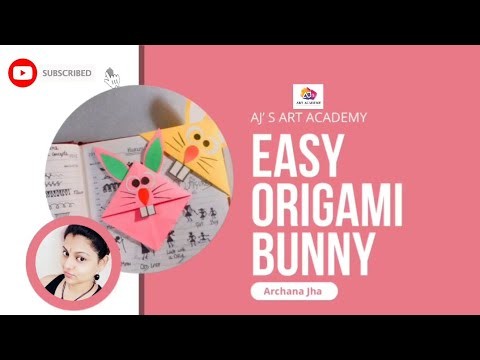 Easy origami Bunny | easy origami rabbit | easy | how to fold ab origami Easter bunny. #origami