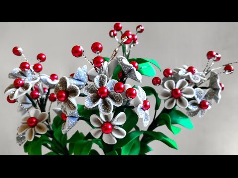 Foamiran Flowers | flower making | DIY flowers | foam sheet | tutorials | foamiran crafts
