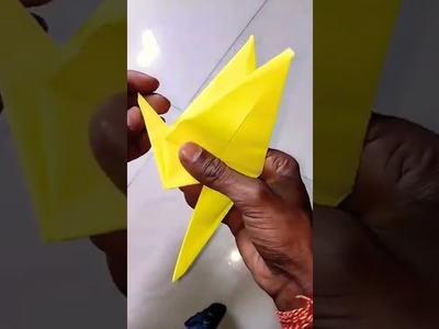 How to make a paper bird || paper bird craft #shorts #youtubeshorts #art #craft