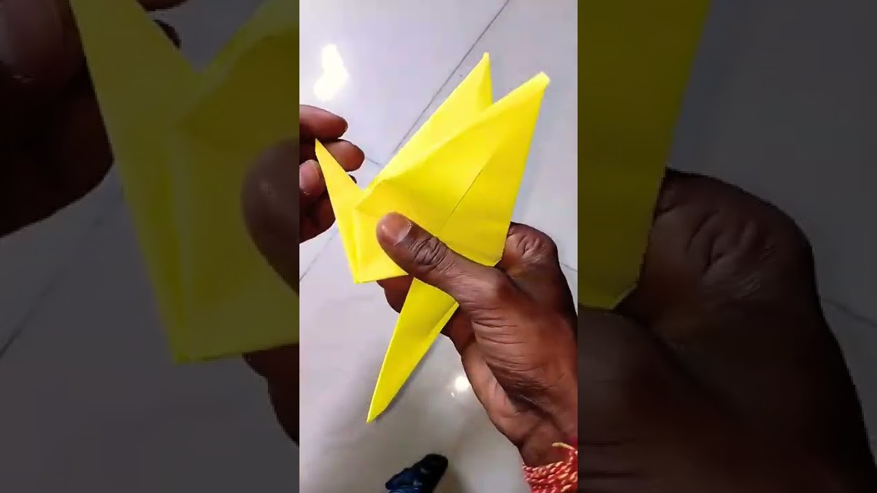 How to make a paper bird || paper bird craft #shorts #youtubeshorts #art #craft