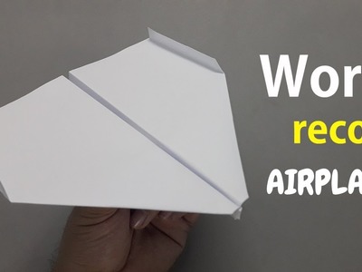 How to Make a Paper Plane That Flies Forever | Best Paper Airplane 2022