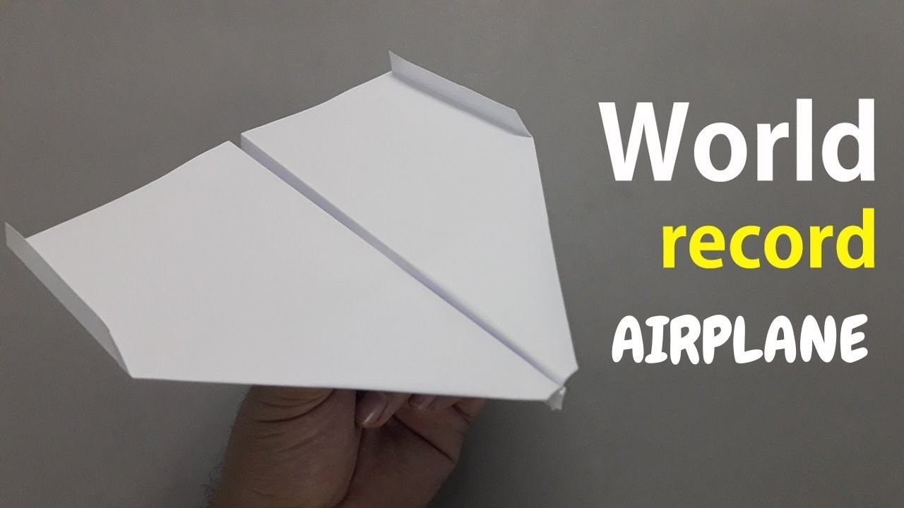 How to Make a Paper Plane That Flies Forever | Best Paper Airplane 2022