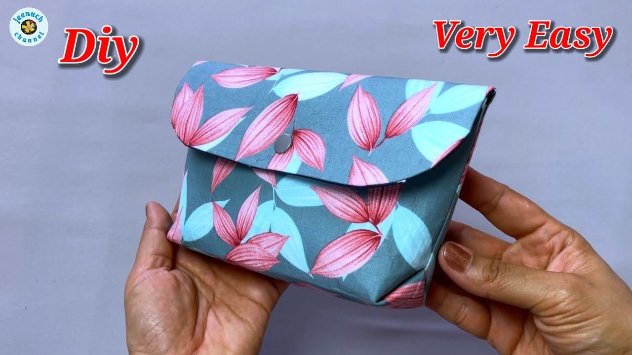 How to Make Easy pouch | Make Daily Use bag | Easy Daily Use Bag Make At Home