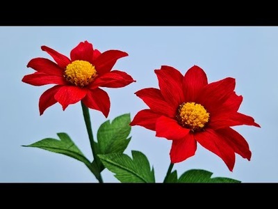 How To Make Mexican Sunflower Weed Paper Flower. Paper Flower. Góc nhỏ Handmade
