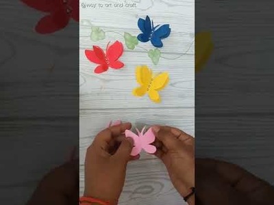 How To Make Paper Butterfly???? | Beautiful Paper Butterfly | #butterfly #shorts #youtube