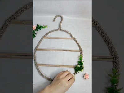Make wall hanging and can put jewelry #shorts #youtubeshorts #craftidea
