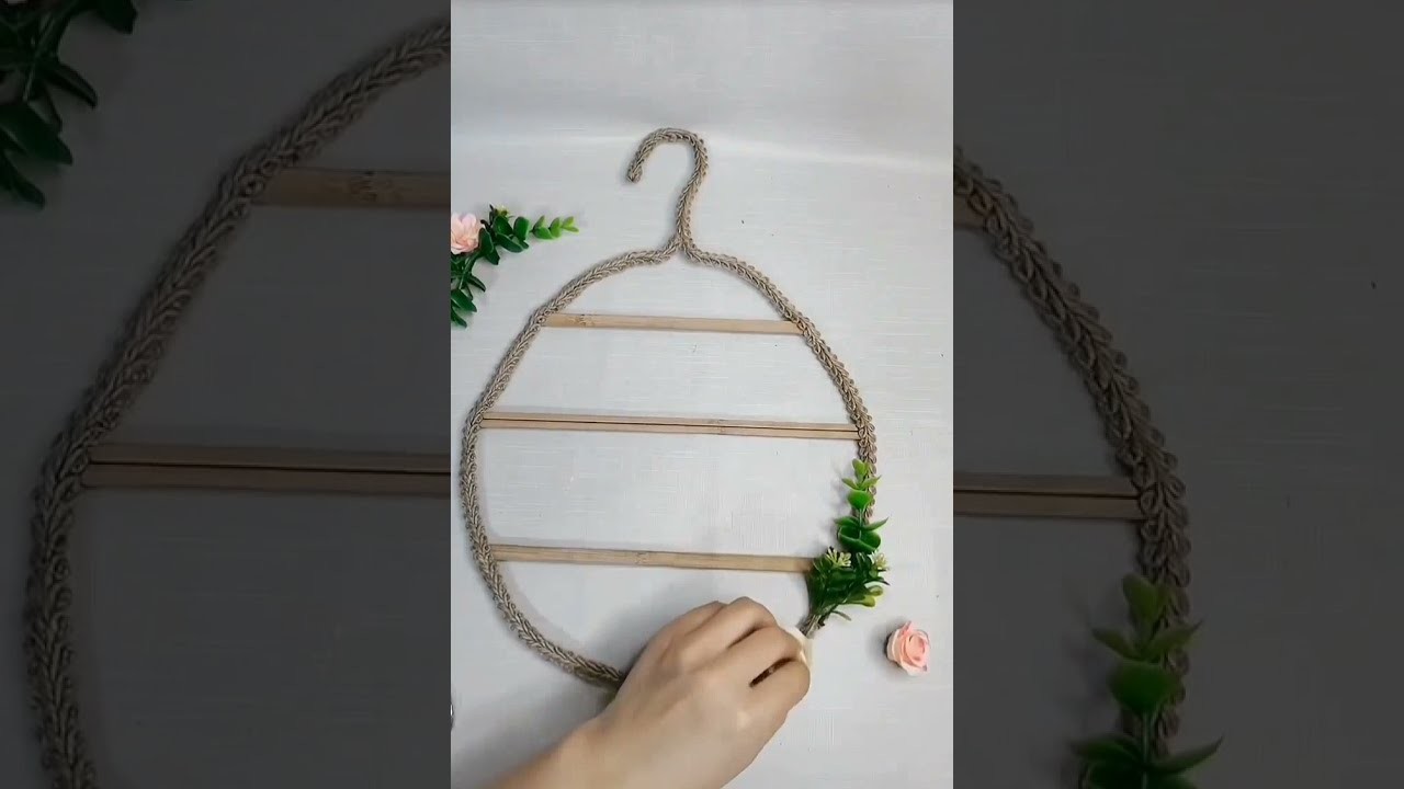 Make wall hanging and can put jewelry #shorts #youtubeshorts #craftidea
