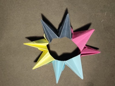 Paper Toys DIY : How To Make Easy Origami Magic Circle - Origami Magic Circle Firework Instruments: