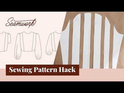 Sewing Pattern Hack: How to Draft Gathered Sleeves