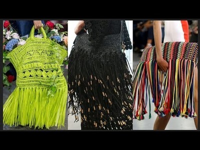 Stylish Latest & Beautiful Crochet Luxury Knitting Handbags Designs Collection❣️ #bagscollection