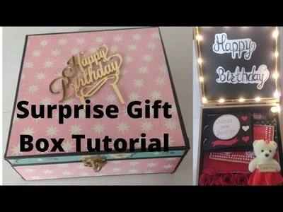 Surprise Gift Box Tutorial|| Gift Box Making| Handmade Birthday Gift Ideas|MR Crafts