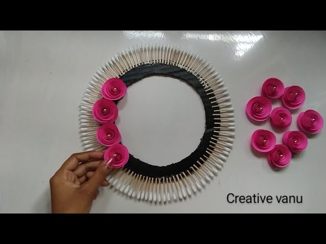 Unique wall hanging craft|Home Decoration Ideas|Best out of waste Earbuds| Creative Vanu