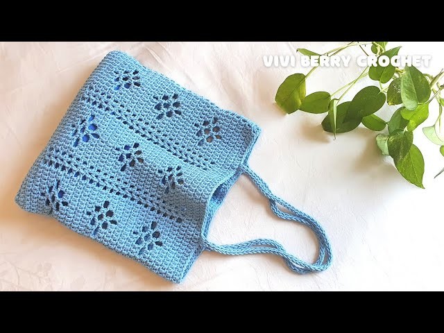 ????Amazing DIY Crochet Bag | Tote Bag Crochet Tutorial | This pattern so beautiful| ViVi Berry Crochet