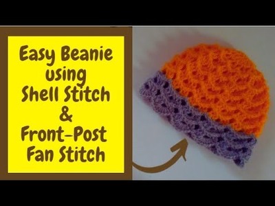 Beautiful Pattern Crochet Beanie for Baby | Crochet Baby Cap Tutorial | Crochet Cap for Baby