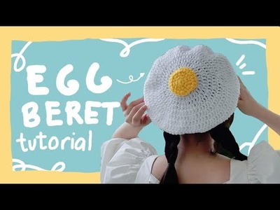 Crochet Egg Beret II Tutorial crochet beginners ????