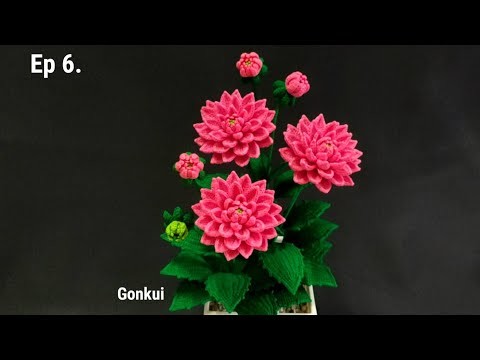 Crochet flower | Crochet Dahlia flower Ep6.✨ Sepals #crochetflower #crochet #tutorial #floraldesign