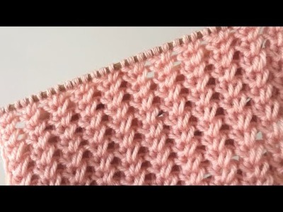 Kolay İki Şiş Örgü Modeli Anlatımı ❖ Yazlık Örgü Modelleri ❖ knitting crochet