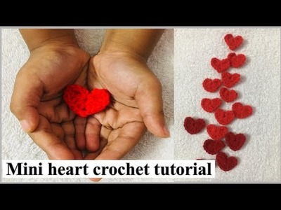 Mini Heart Crochet Tutorial