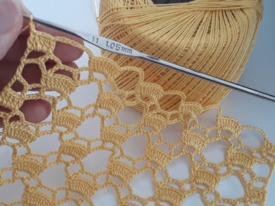SUPER Easy Beautiful File Crochet Pattern Knitting Online Tutorial for Beginners crochet.dantel